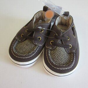 Carters Brown Boys Sneakers 9-12mos. NEW